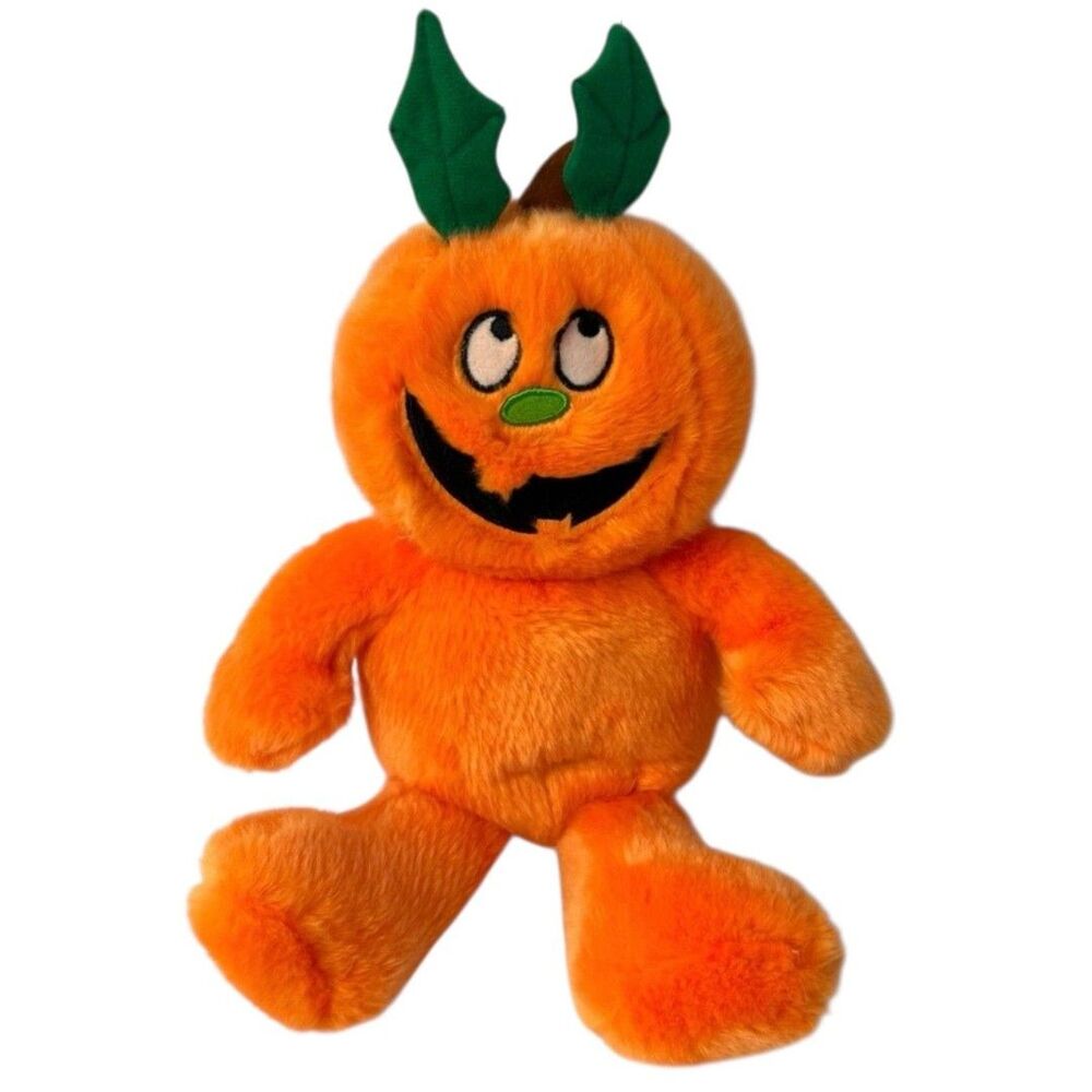 Applause Laughing Pumpkin Plush Toy Halloween Jack-O-Lantern Sound Rattle Noise